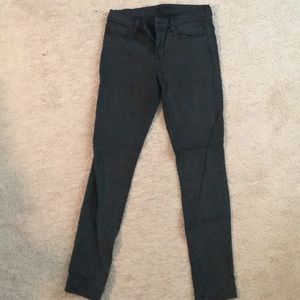 J Brand dark green jeans size 28